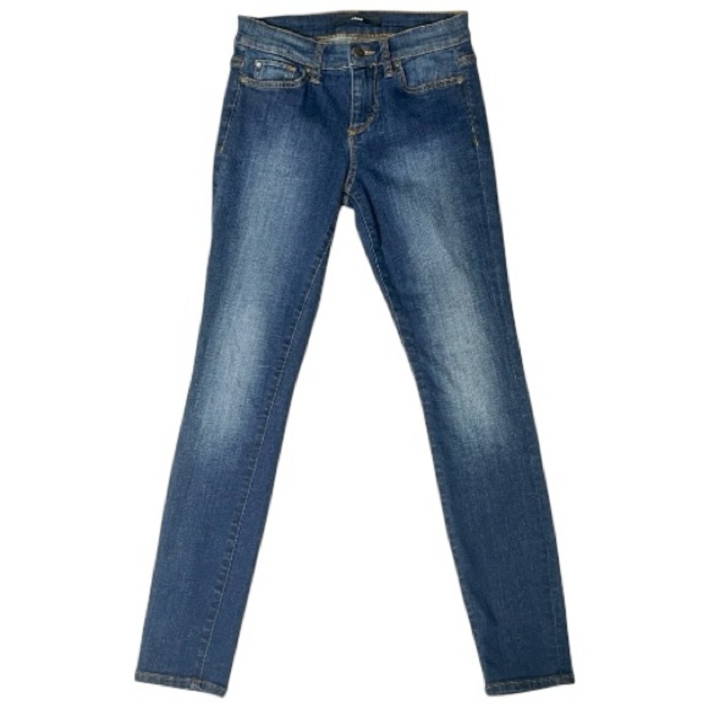 Else women’s Boyfriend Skinny Blue Jeans W 25 with 28” Fit Classic Casual Sporty